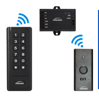 Wireless Keypad and Wireless Exit Button Entry Kits